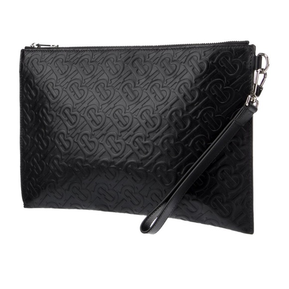 Burberry black wristlet pouch. NWOT - Picture 1 of 7